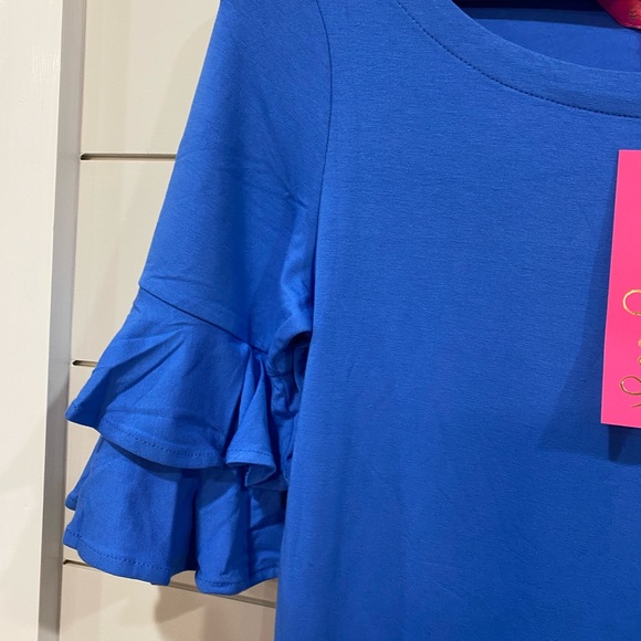 NWT Lilly Pulitzer Lula Dress Coastal Blue - Picture 5 of 6